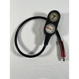 Oceanic 2 Gauge Console Scuba Dive 5000 Pressure & Depth Gauge Untested